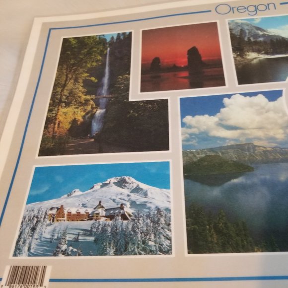 6 Oregon Scenic Photo Laminated Placemats Vintage - Picture 3 of 13